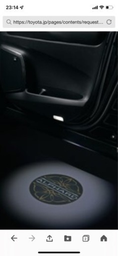 トヨタ(純正) プロジェクションカーテシイルミ（中古品）