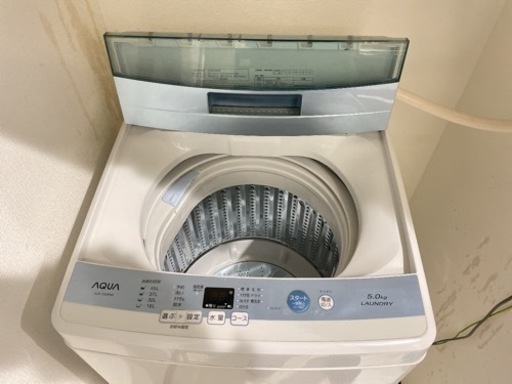 AQUAアクア 5.0 Kg 洗濯機 2017年製4年使用 単身用