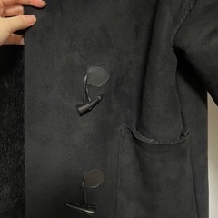 1000円✨女性用の黒いムスタンコートの画像