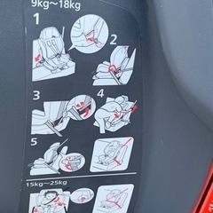 エールべべ スイングムーン チャイルドシート ジュニアシートの画像