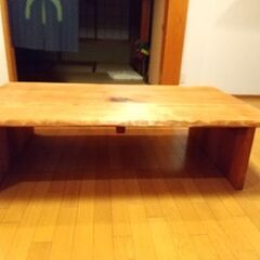 値下げします！天然木 机の画像