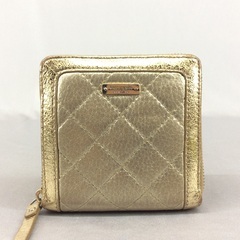 kate spade New York ケイトスペード 金レザー...