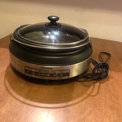 取引中【無料！0円！】象印 電気グリル鍋 温かい鍋料理に♪
