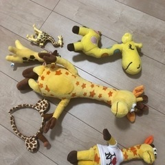 キリン　きりん　ぬいぐるみの画像