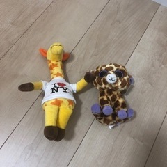 キリン　きりん　ぬいぐるみの画像