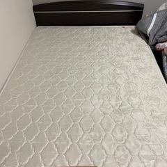 ダブルベッド　美品の画像