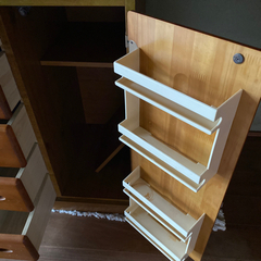 木製レンジラック　カントリー風　キッチンラックの画像