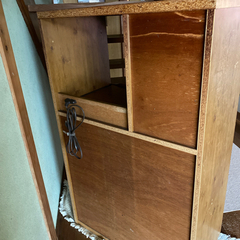 木製レンジラック　カントリー風　キッチンラックの画像