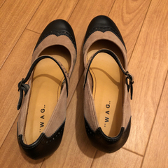 お値下げWAG パンプス24.5センチの画像