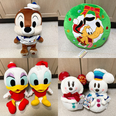 ディズニー　クッション　ぬいぐるみ　計6点