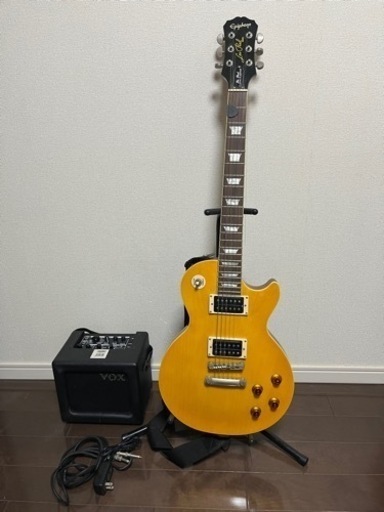 エピフォン　エレキギター　アンプ　スタンドセット