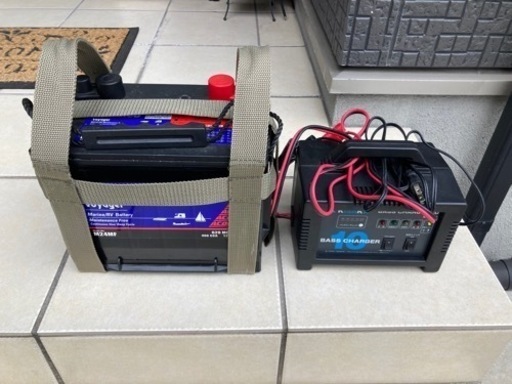 キサカ　バスチャージャー10 充電器　M24MFボイジャーバッテリーセット