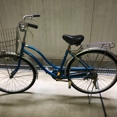 自転車、あげます。前タイヤは交換必要の画像