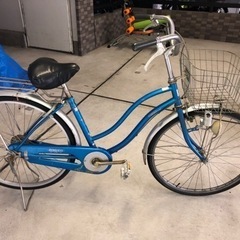 自転車、あげます。前タイヤは交換必要