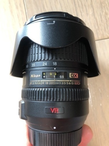 nikon レンズ　af-s nikkor 18-200 