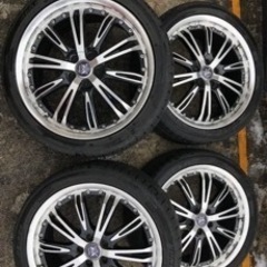 ウィッシュ  プリウス　18インチ  タイヤホイールセット