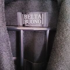【シーズンオフ最終価格】★ベルタボーノ★ ☆ピュアカシミア１００％ロングコート☆【未使用・袖タグ付】の画像