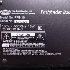エレキベース BACCHUS（バッカス） BJB-1 R/BLK　アンプ VOX Pathfinder Bass 10の画像