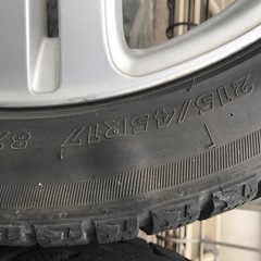 スタッドレス　ホイールセット　セレナにて使用の画像