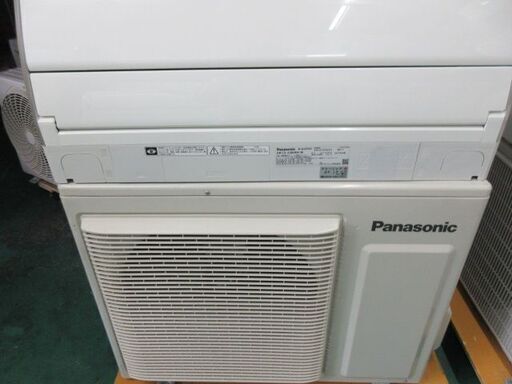 K03070　パナソニック　中古エアコン　主に6畳用　冷2.2kw ／ 暖2.5kw