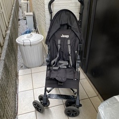 0円。JEEPのB型ベビーカーの画像