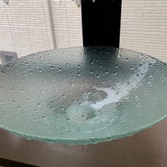 お値下げ中☆珍しい金魚鉢（メダカ）直径50㎝の画像