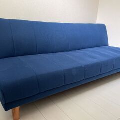 ソファベッド ファブリック 完成品 幅1765mm 4年使用 単身赴任