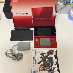 ※購入者様決定※3DS レッド ポケモンソフト付き 