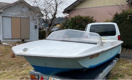 FRPプレジャーボート3人乗り・引き取り限定