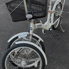 高齢の方、お母さんお子さんに安全をWaica 前二輪自転車 ファン