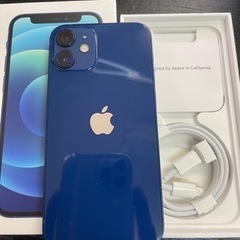 【超美品】iPhone12 Mini 64GB blue 青 M...