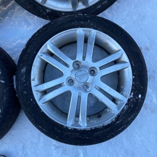 ダイハツ純正アルミホイール　15インチ　夏タイヤ付き　165/55R15 6部山