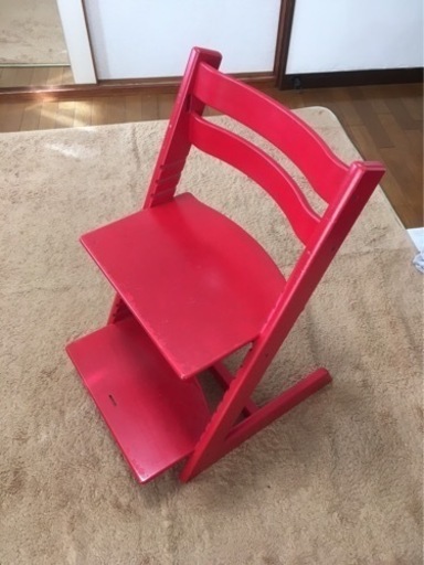 ※引取り先決まりました■ストッケ◆トリップトラップ チェア レッド