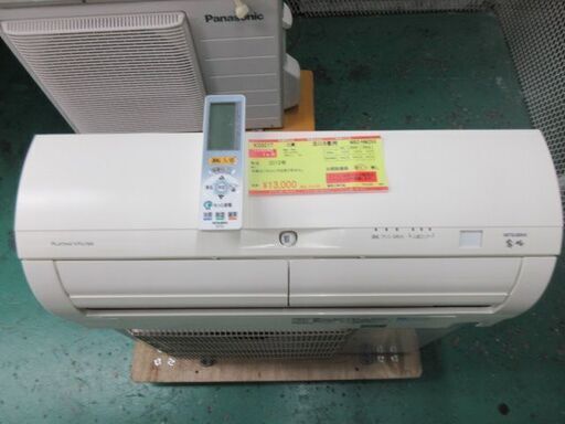 K03077　三菱　中古エアコン　主に8畳用　冷2.5kw ／ 暖2.8kw