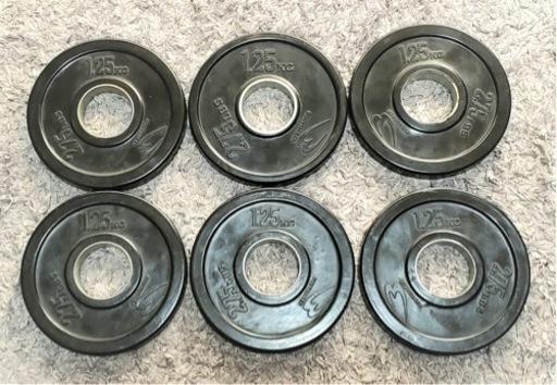 ボディーメーカー　プレート　1.25kg 6枚