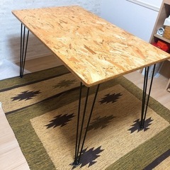 LOWYA [幅120] ダイニングテーブルOSB素材