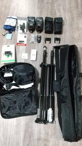 カメラ用品まとめ　ライトスタンド＆ストロボ（Nikon用）＆ソフトボックス
