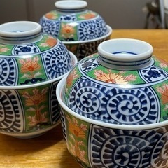 蓋付き小鉢3客