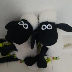 ひつじのショーン ぬいぐるみリュック　2個セット　【おまけ付き】