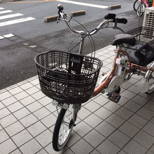 ブリヂストン BRIDGESTONE AW1C38 電動アシスト三輪自転車 アシスタワゴン  ピンクゴールド