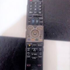 シャープ　テレビ　レコーダー　AQUOS　リモコン　GA651PA　