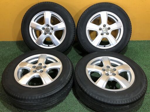 No.680　ヨコハマ ブルーアースA　15インチ タイヤ 195/65R15　ホイール付 5穴 PCD100　4本セット
