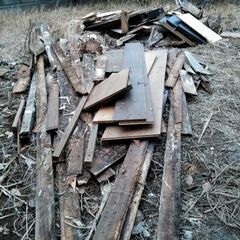 【無料】薪用　野地材（木材）　大量、お譲りします【1月末まで】の画像