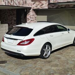 検査4年12月CLS350 シューティングブレーク AMGスポーツPKG レーダーセーフティ/サンルーフ/黒革/キーレスゴー/HDDナビ/地デジ/BT音楽/記録簿の画像