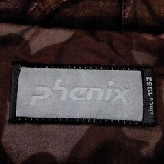 【引取り希望】スキーウェア　レディース　160cm　フェニックス　phenix　女の子　ブラウン　迷彩柄　ボードフェアの画像