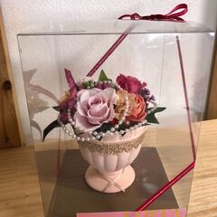 プリザーブドフラワーピンク系差し上げます