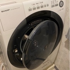 【受け渡し予定決定済み】SHARP コンパクトドラム式洗濯機 7...