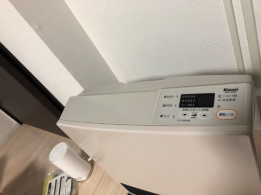 ほぼ未使用、ガスファンヒーター