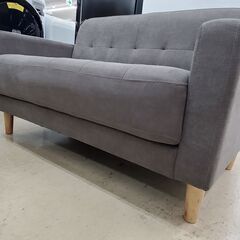 アーバン通商 二人掛けソファー グレー 布 未使用品【トレファク上福岡】