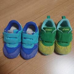 アシックス すくすく ミズノ タイニーランナー 14センチの画像